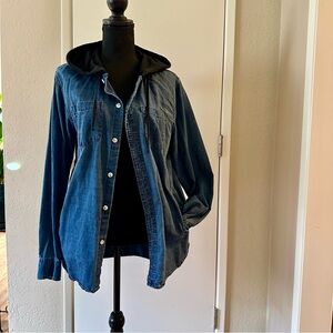 PAC Sun/ Jacket Hoodie-Medium, Blue & Black